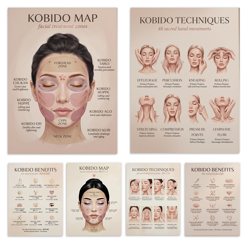 Spa Wellness Europe - Facial massage prints, skincare and wellness