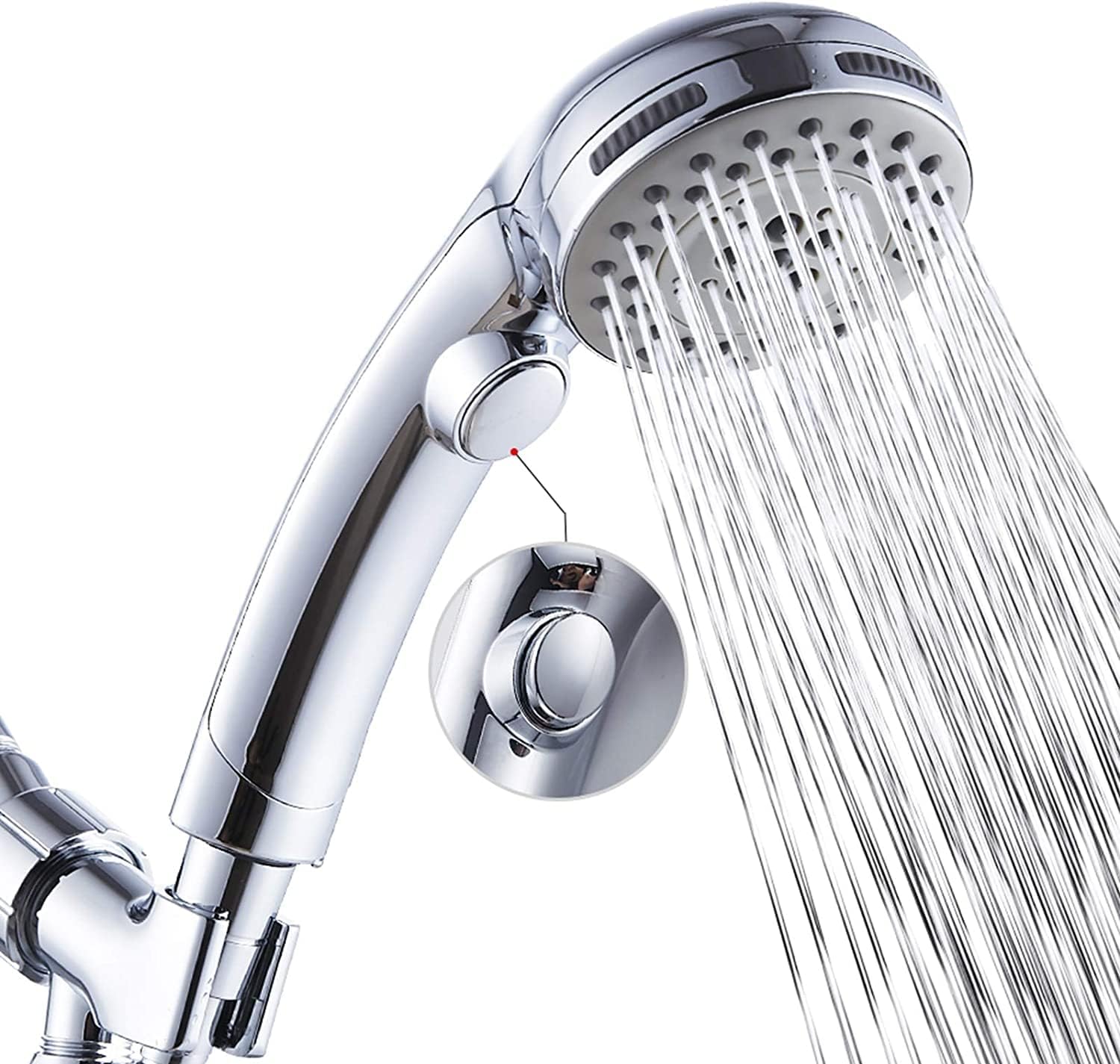 High Pressure Shower Head with - Spa & Wellness Centre Lielupe recension och pris