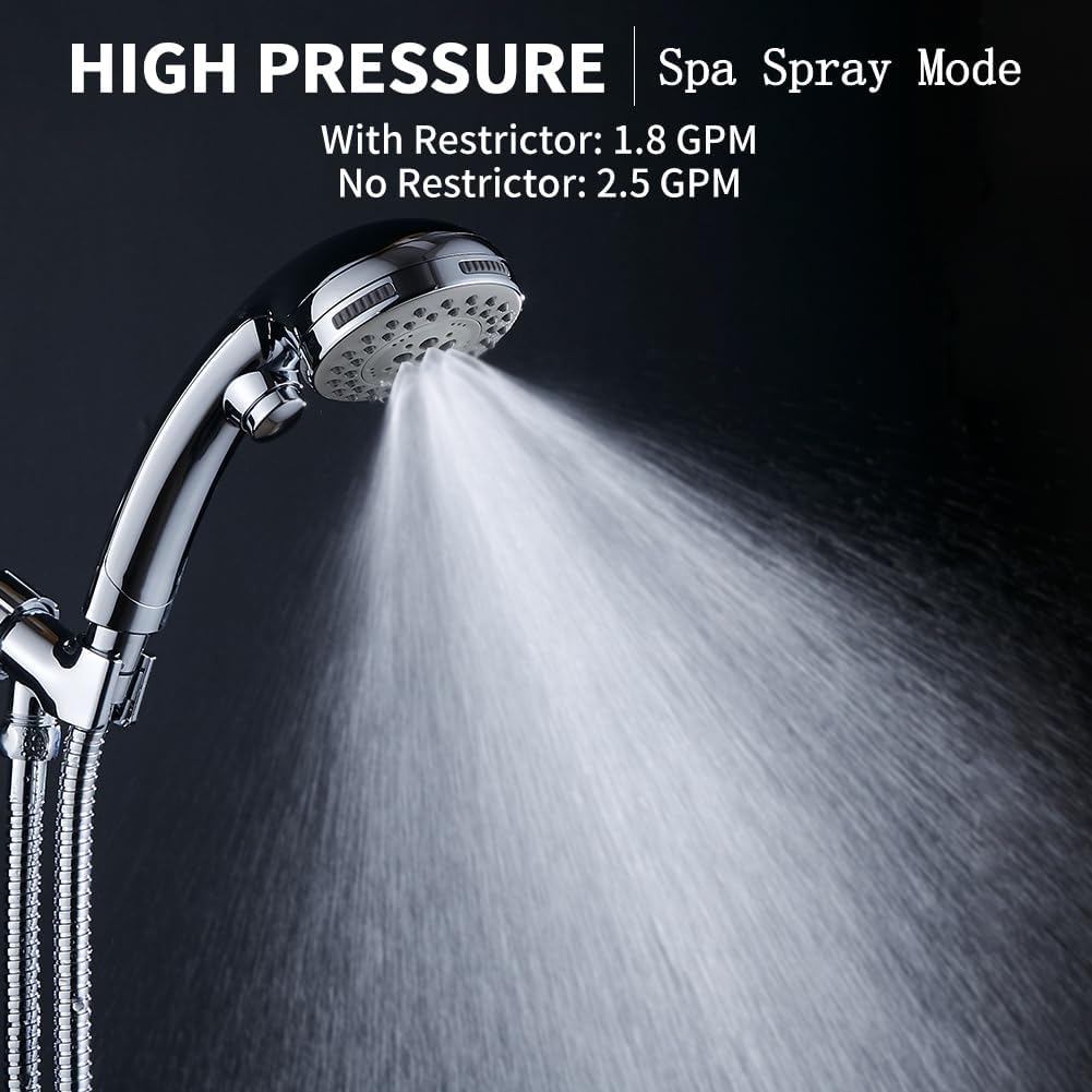 High Pressure Shower Head with - Spa & Wellness Centre Lielupe recension och pris