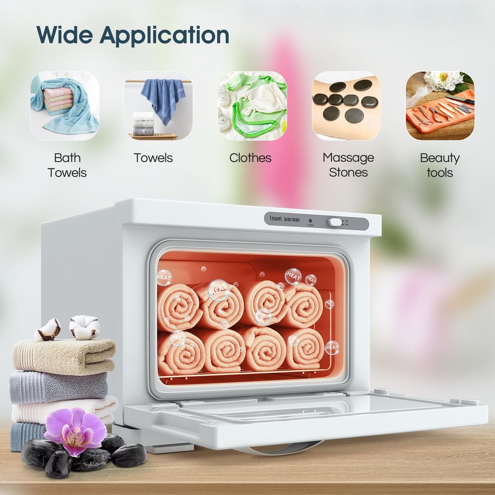 Compact 8L White Towel Warmer  - Spa & Wellness Centre Lielupe recension och pris