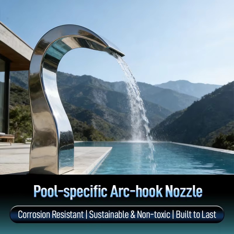 Stainless Steel Arc Hook Nozzl - Spa & Wellness Centre Lielupe recension och pris