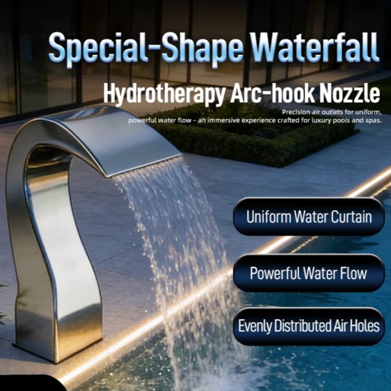 Stainless Steel Arc Hook Nozzl - Spa & Wellness Centre Lielupe recension och pris