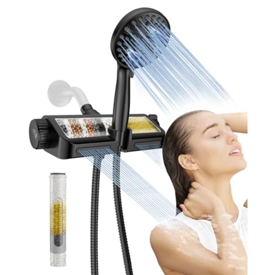 Filtered Shower Head with Hand - Spa & Wellness Centre Lielupe recension och pris